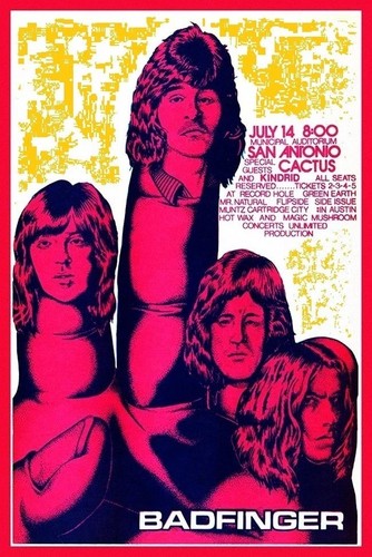 1972 badfinger concert - concert, poster